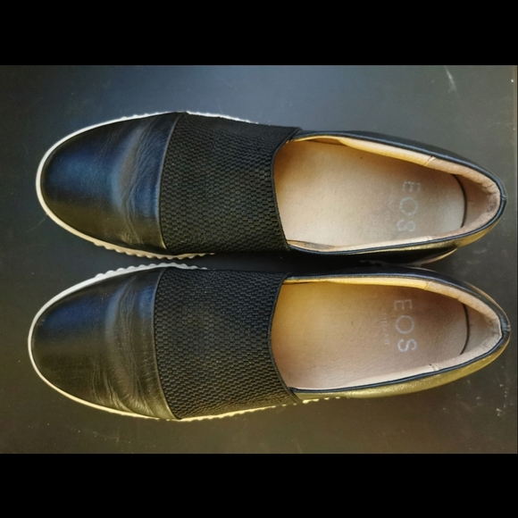 Leather shoes // black flats EOS - Picture 2 of 3